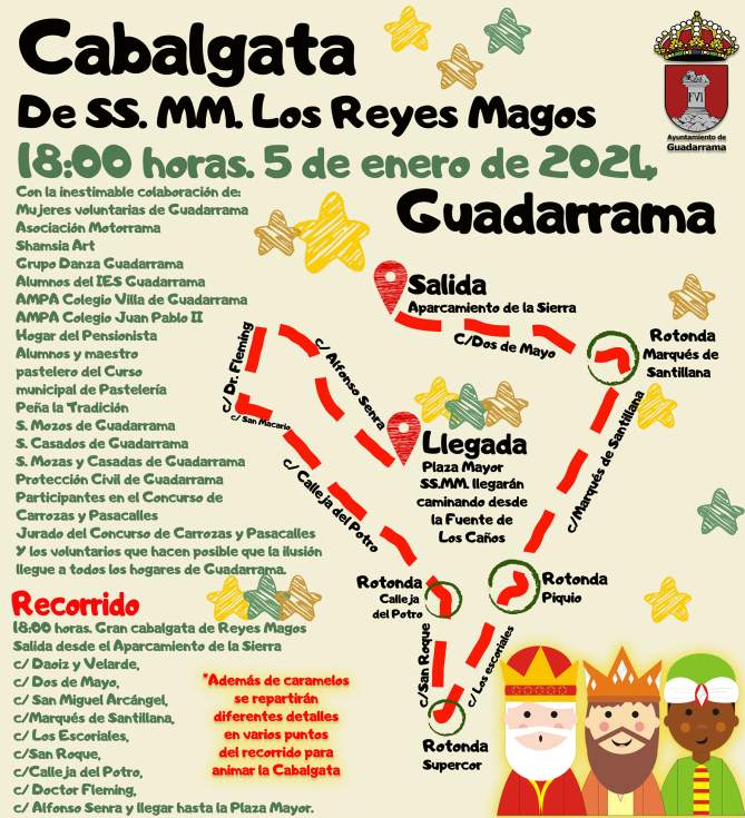 Cabalgata de Reyes en Guadarrama