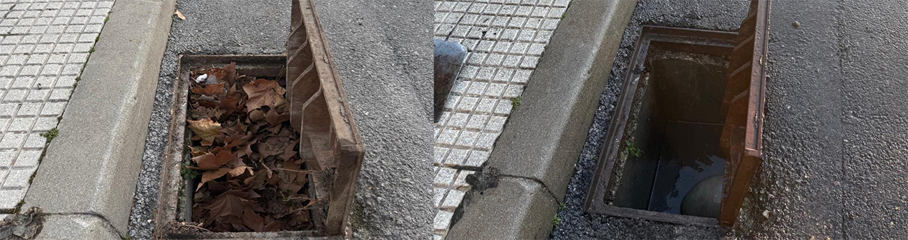 Finaliza la primera fase de limpieza de imbornales en las zonas más vulnerables al estancamieto de aguas