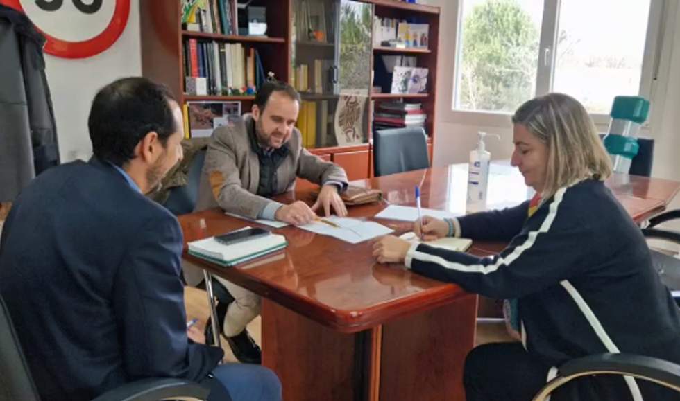 Reunión del Alcalde de Guadarrama con los responsables de la Demarcación de Carreteras de Madrid