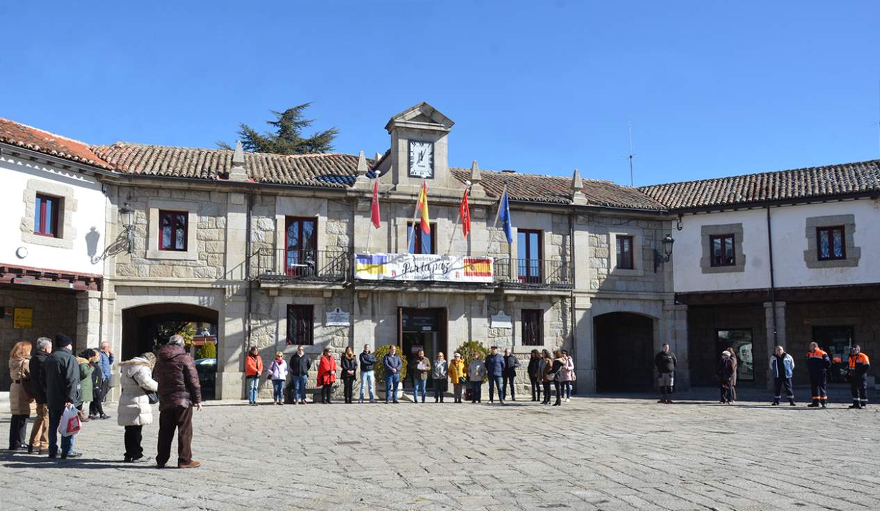 Concentración en Guadarrama por la Paz den Ucrania