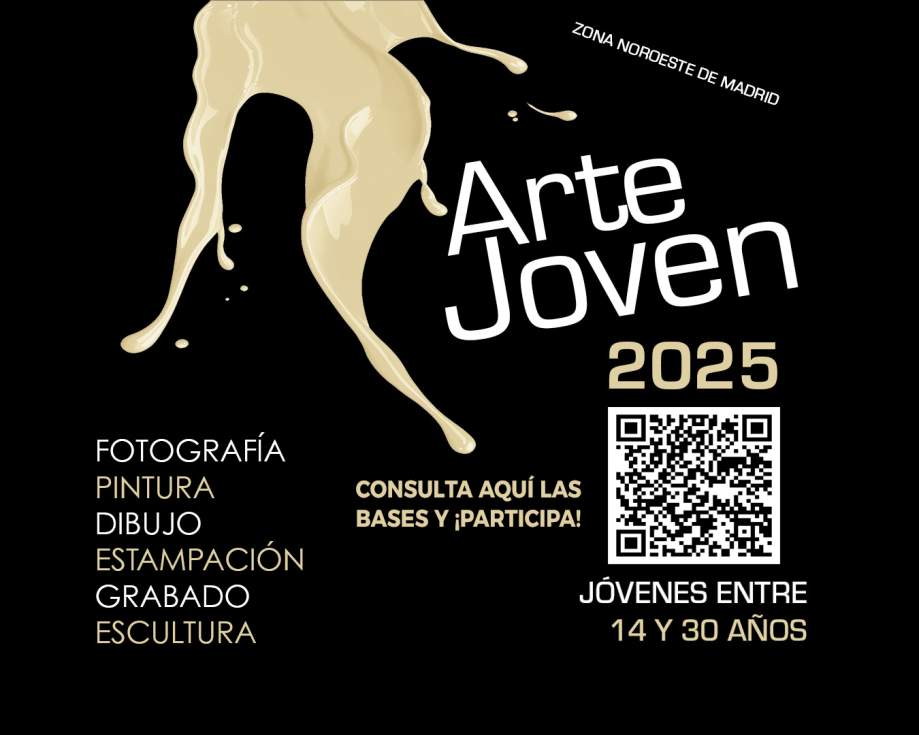 Cartel Arte Joven Guadarrama 2025