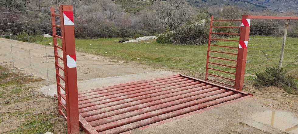 Paso finlandés de infraestructuras ganaderas en Guadarrama
