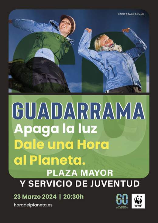 Guadarrama participa en La Hora del Planeta