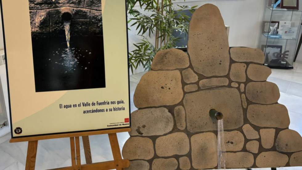 Exposición sobre fuentes en el Hospital Guadarrama