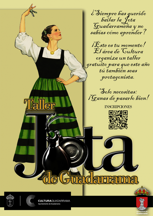 Cartel del taller de Jota de Guadarrama