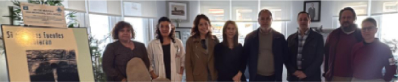 El Hospital Asociado Universitario Guadarrama acogi&oacute; la exposici&oacute;n  &ldquo;Si nuestras fuentes hablaran&hellip;&rdquo;