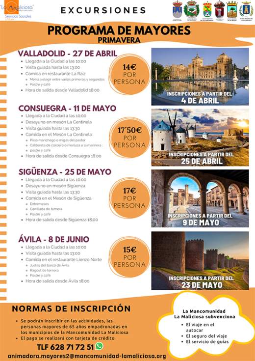 Excursiones para los Mayores de Guadarrama