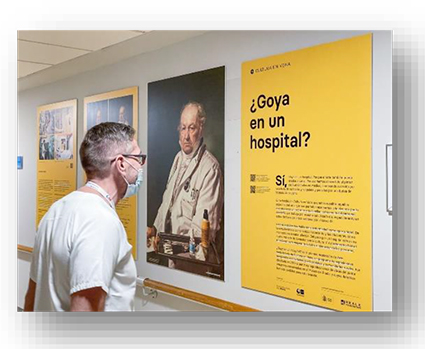 Imagend e la exposición ¿Goya en un hospital?