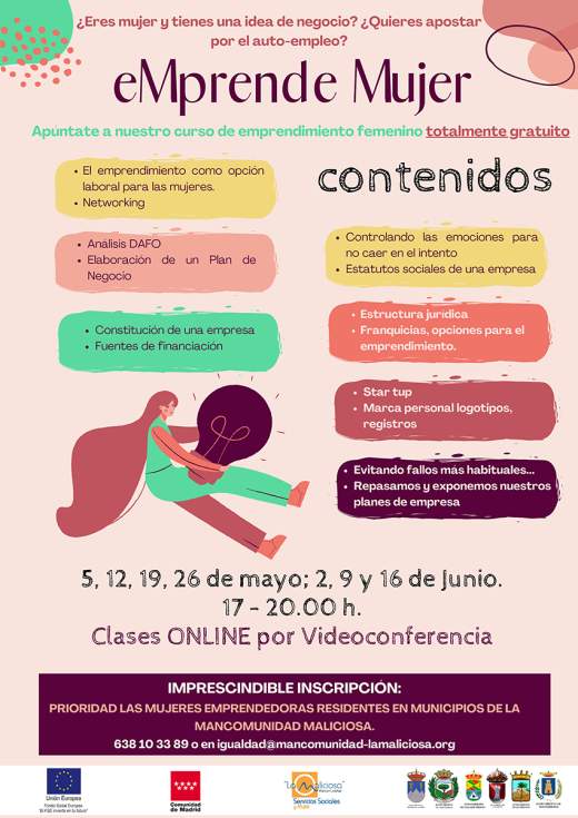 Curso de Emprendimiento para Mujeres de Guadarrama