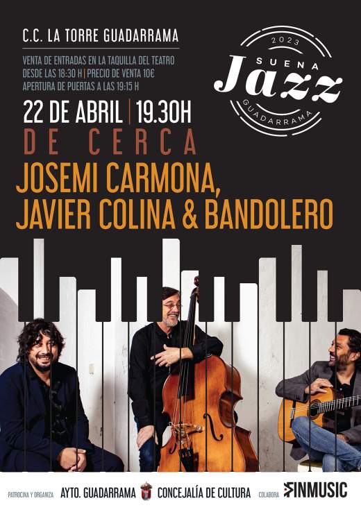 Cartel de la actuación del último concierto de Suena Jazz