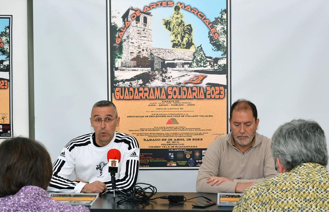 Presentación de la Gala Solidaria de Artes Marciales de Guadarrama