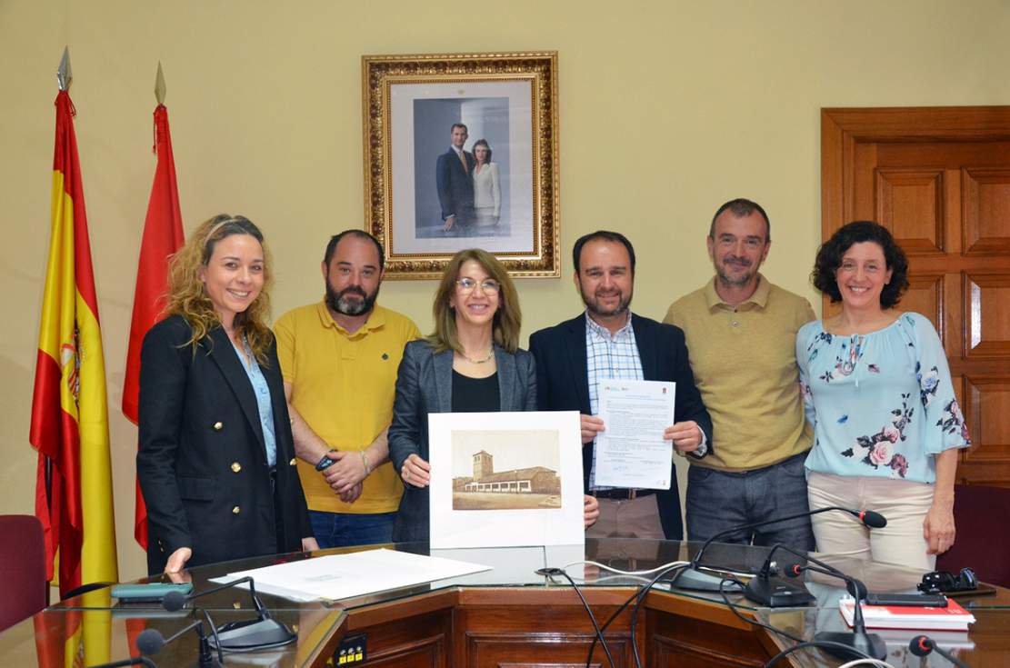 Firma del convenio de medioambiete entre el ayuntamiento y el Hospital Guadarrama