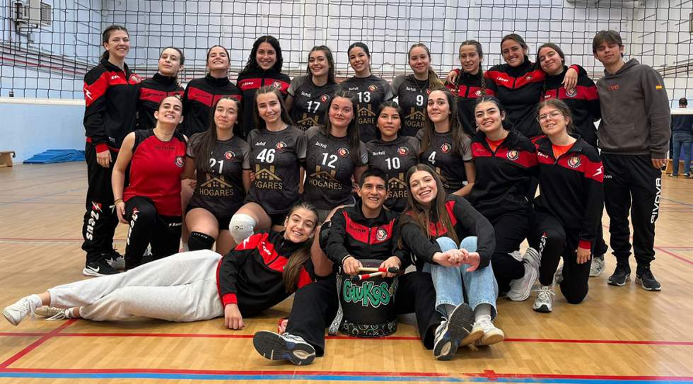 Equipo juvenil del Club Voleibol Guadarrama
