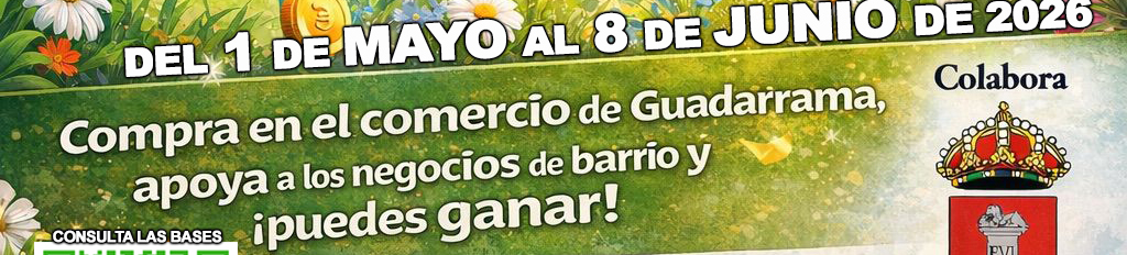 En primavera, vuelven los premios a los comercios de Guadarrama