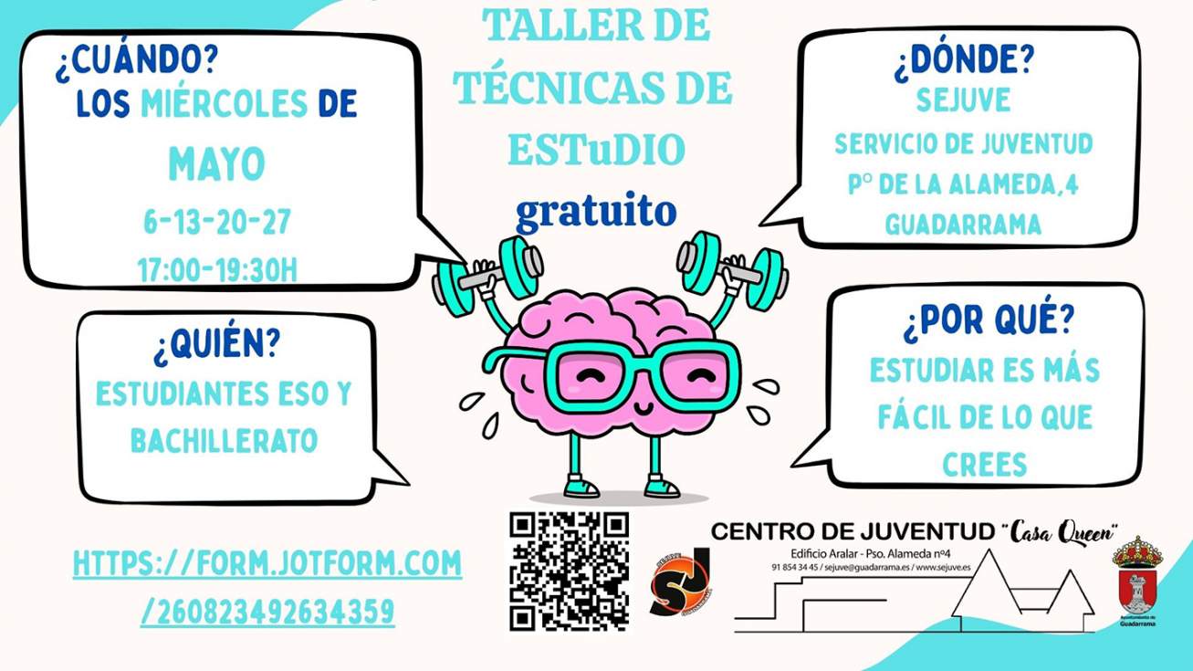 Taller de Técnicas de Estudio en el Sejuve de Guadarrama