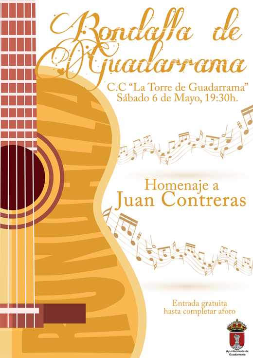Cartel del concierto Memorial Juan Contreras "Juanito"