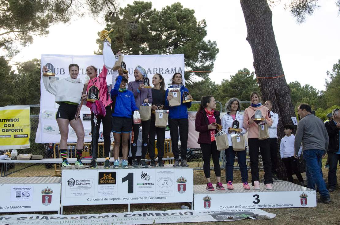 Ganadoras de la carrera Vuelta a La Jarosa. Categoría Femenina.
