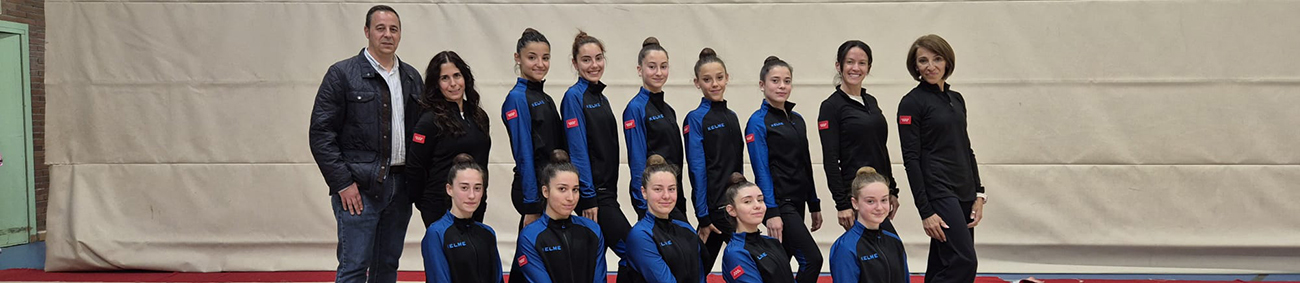 El equipo juvenil de Gimnasia Rítmica de Guadarrama participa en la Copa de España en Granada