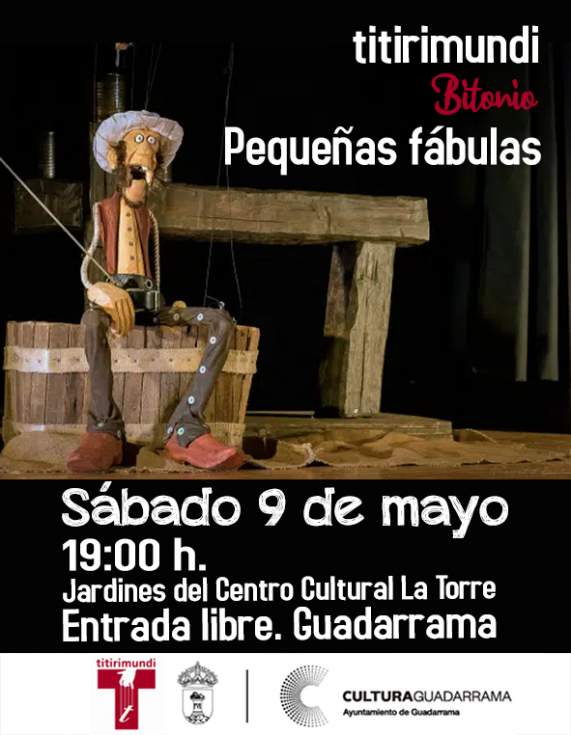cartel de títeres de Titirimundi en Guadarrama