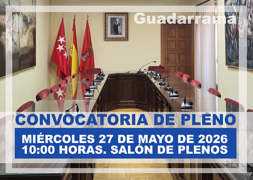 Convocatoria de Pleno de mayo