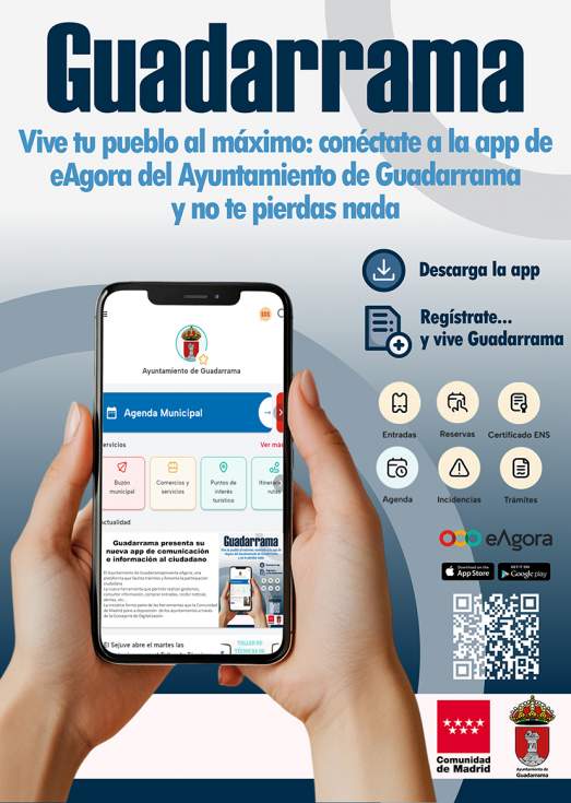 cartel  eAgora Guadarrama
