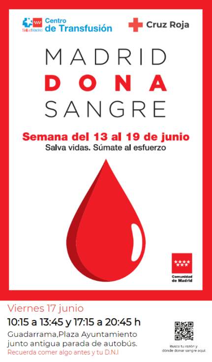 Cartel de la Semana de Domación de Sangre