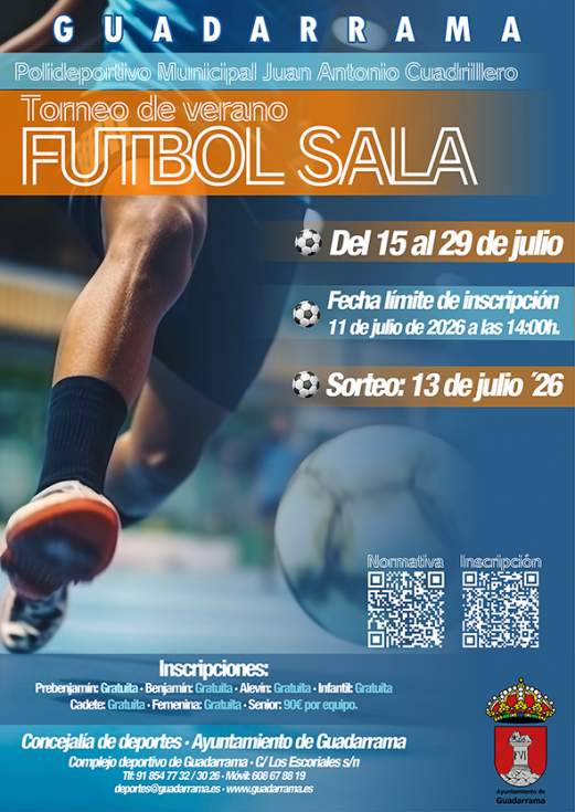 Cartel de Fútbol Sala