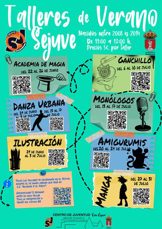 Talleres de veranod el Sejuve