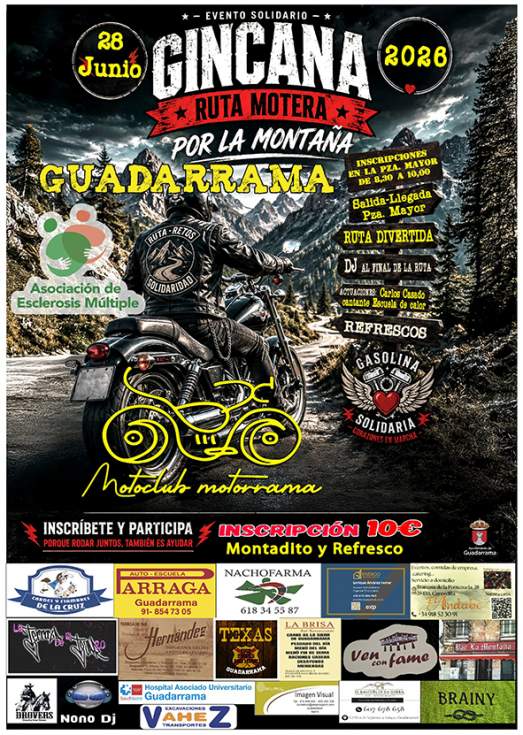 Cartel jornada solidaria motorrama