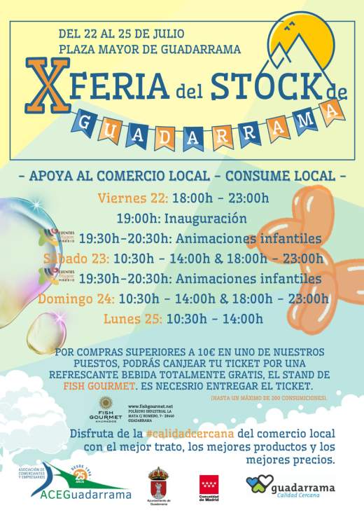 Carteld e la X ediciónd e la Feria del Stock
