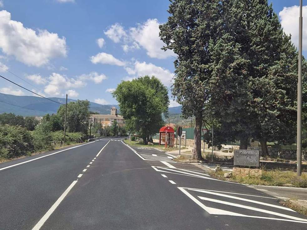 Finaliza la renovación del firme de la M-623 en Guadarrama