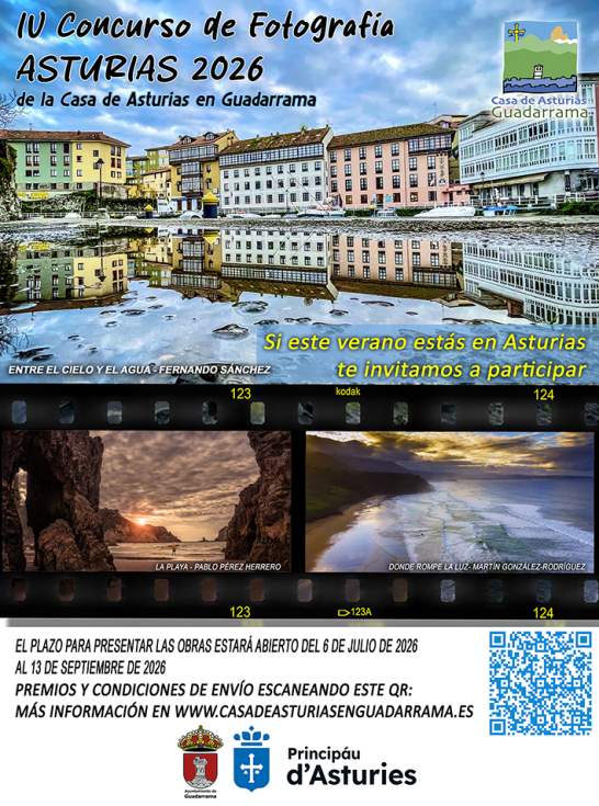 Cartel del Concurso de Fotografía de Asturias 2026