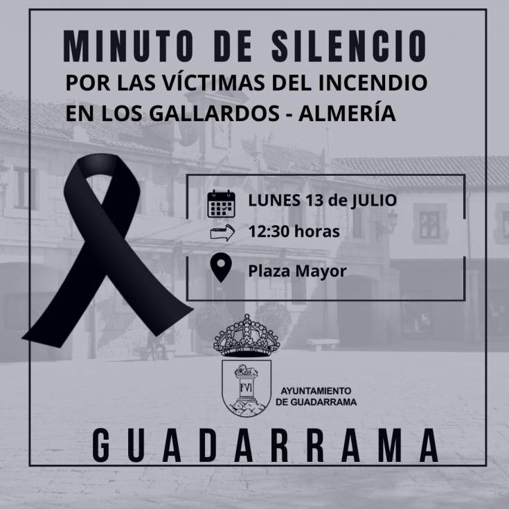 mINUTO DE SILENCIO LOS GALLARDOS ALMERIA