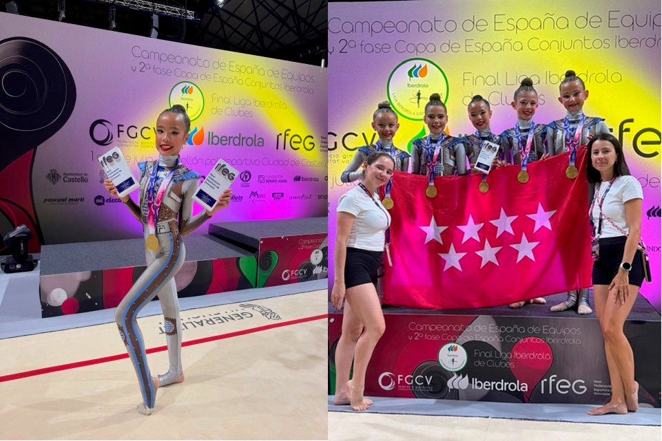 Leyre, Oro en la Copa de España de Gimnasia Rímica