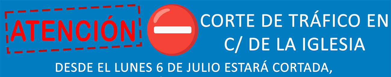 A partir del lunes, cortada al tr&aacute;fico la calle de La Iglesia por las obras del Canal de Isabel II