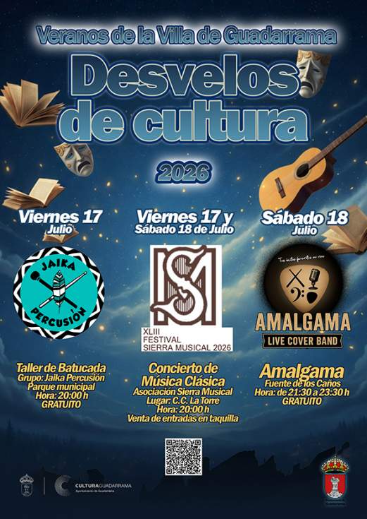 Cartel Desvelos de Cultura 17 y 18 de julio