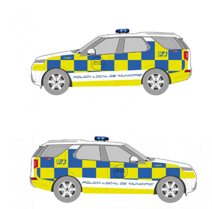 Coche de Policía Local en Guadarrama