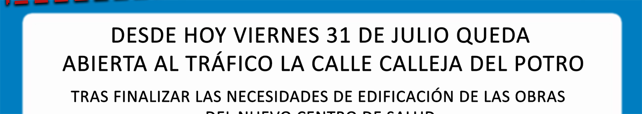 El Ayuntamiento de Guadarrama abre al tr&aacute;fico el tramo cortado de la calle Calleja del Potro
