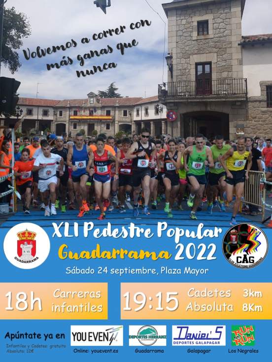 Cartel de la Pedestre Popular de Guadarrama