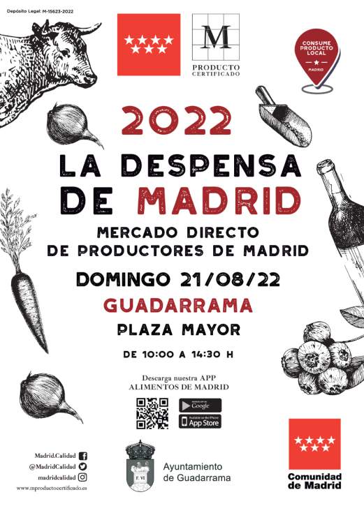 Cartel de la Despensa de Madrid en Guadarrama