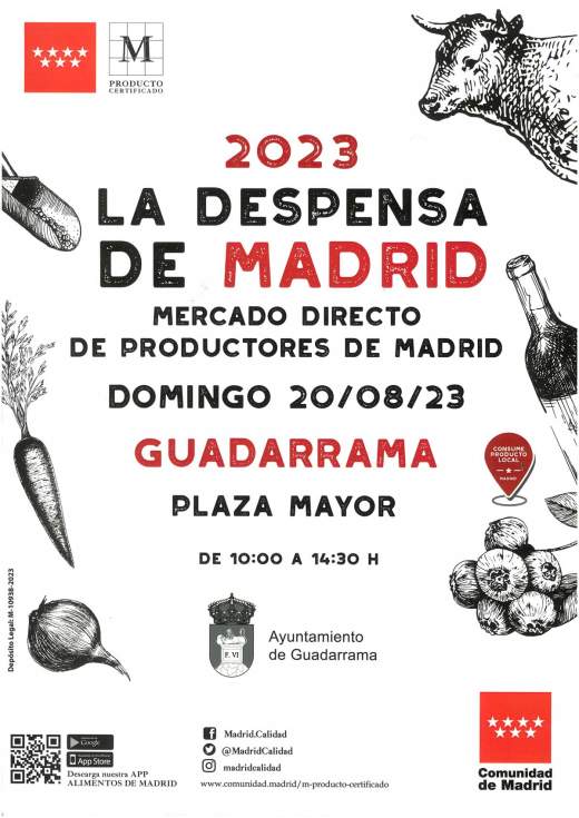 Cartel de la Despensa de Madrid en Guadarrama