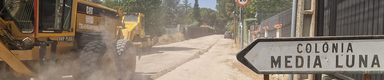 El Ayuntamiento ultima los trabajos de mejora y mantenimiento de calles y caminos de tierra