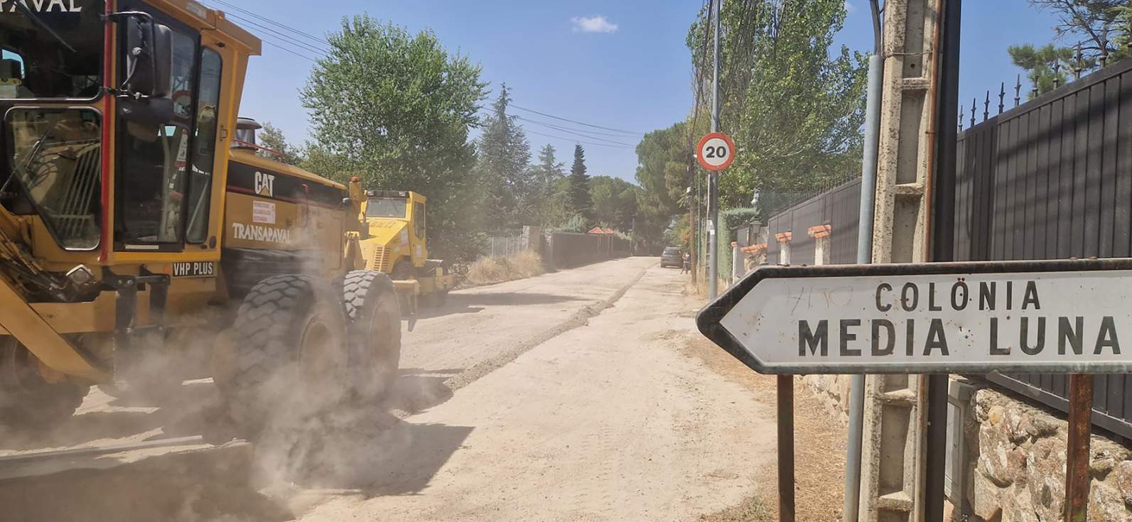 Guadarrama mejora los caminos y calles de tierra