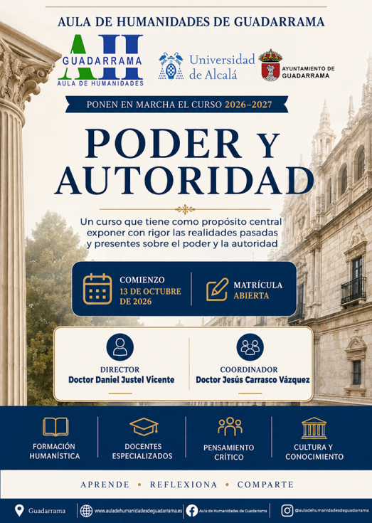 Nuevo curso del Aula de Humanidades de Guadarrama