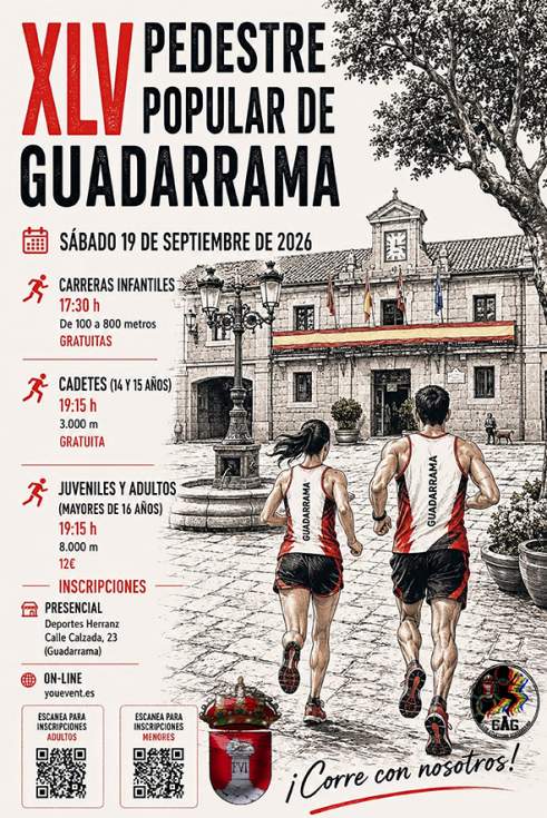 Cartel Pedestre Popular Guadarrama