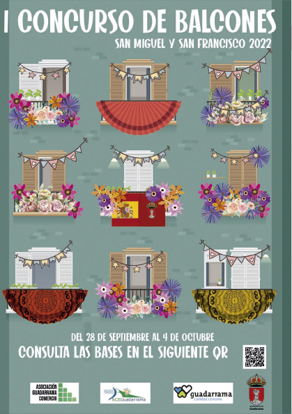 cartel del I Concurso de Balcones
