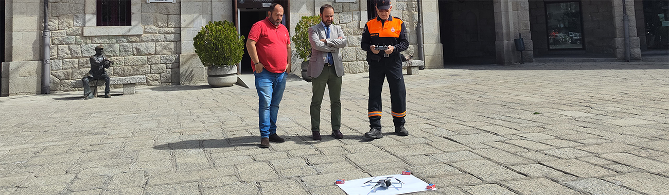 Protección Civil incorpora un dron para mejorar la ayuda en situaciones de riesgo o emergencia