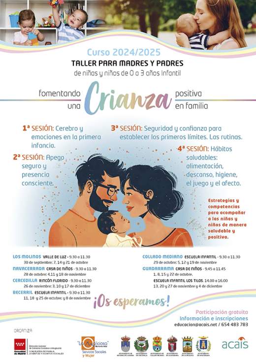 Talleres familia de 0 a 3 años