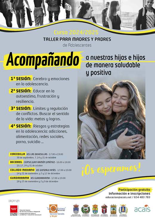 Taller para padres y madres de adolescentes