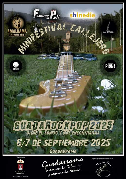 Cartel del festival Guadarockpop